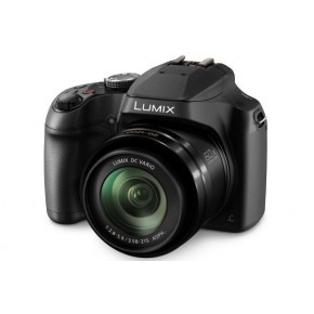 Panasonic Lumix Bridge Digital Camera DMC-FZ82, 32GB Card & Case - Black